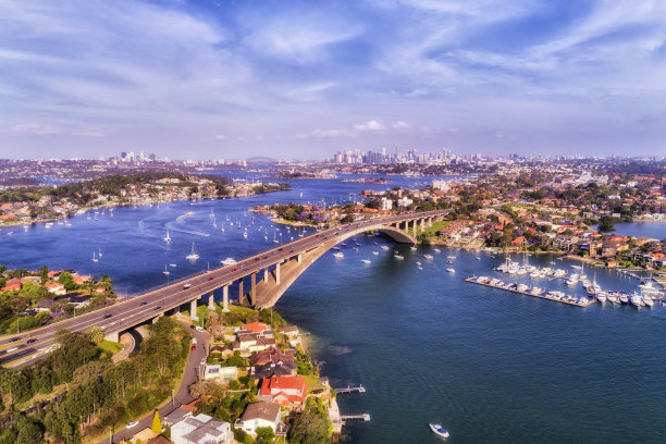 悉尼天际线悉尼房地产