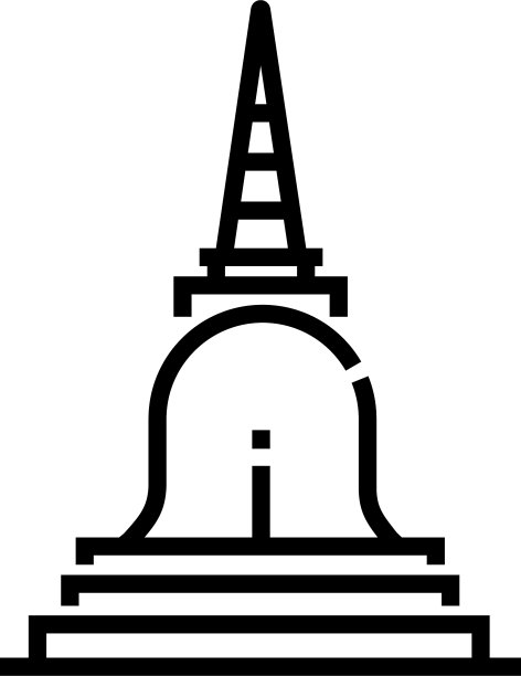 宝塔矢量图片