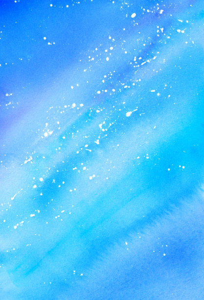 蓝色抽象背景星空素材