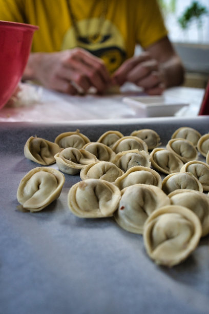 饺子特写