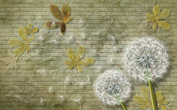 花朵墙纸