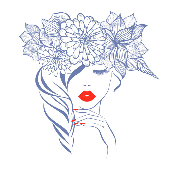 彩妆美甲logo
