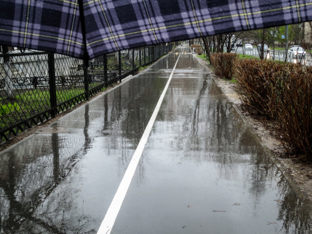 雨中步道