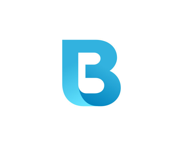b字母图形设计