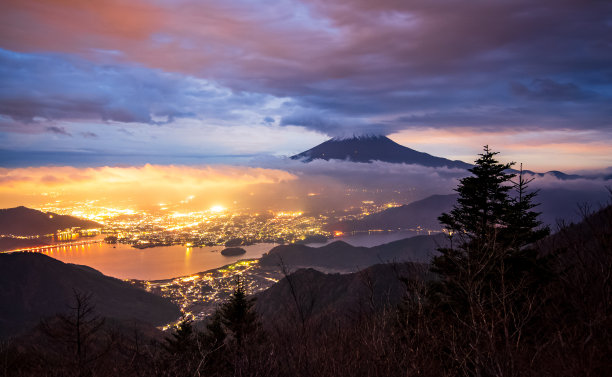 著名的富士山