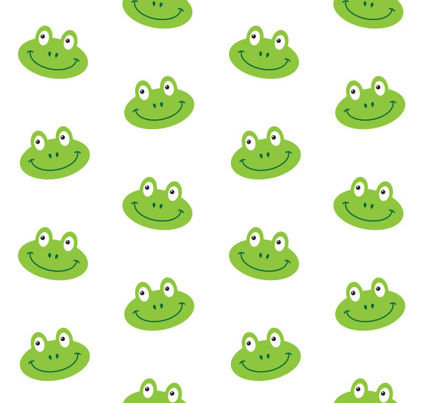 可爱青蛙卡通logo