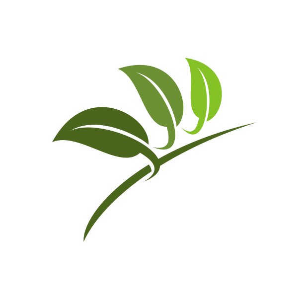 绿色环保叶子logo