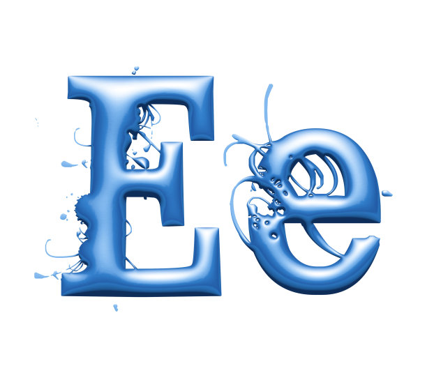 字母e标志logo