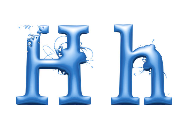 字母h设计