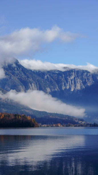 深秋乡村景色