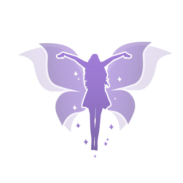 精美蝴蝶logo