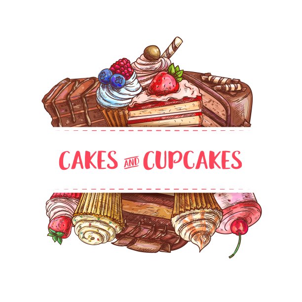 蛋糕海报画面