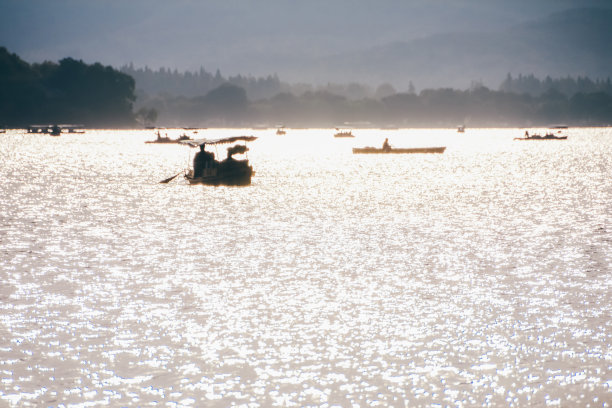 西湖风光全景