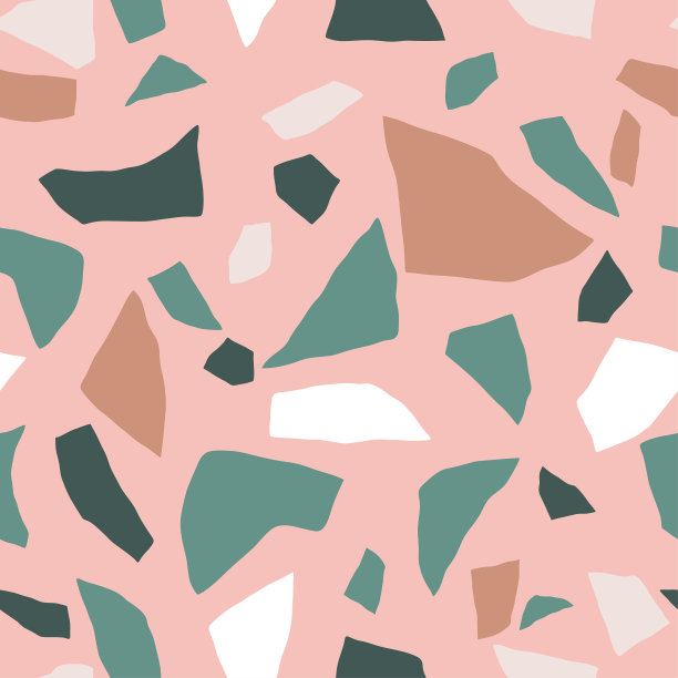 炫彩抽象鹅卵石肌理四方连续图案