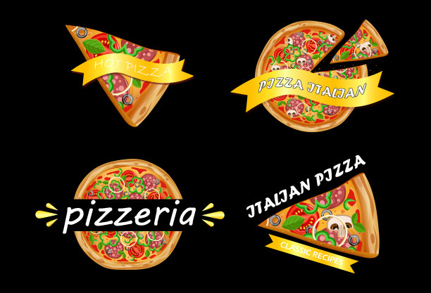 披萨标签