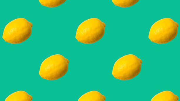 柠檬摄影背景