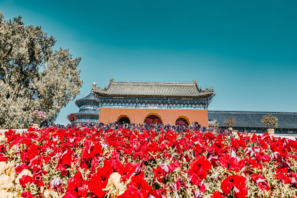 中式寺院建筑屋檐