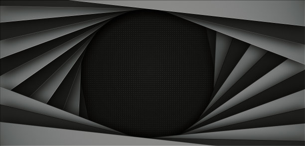 黑色高端商务抽象几何背景底纹