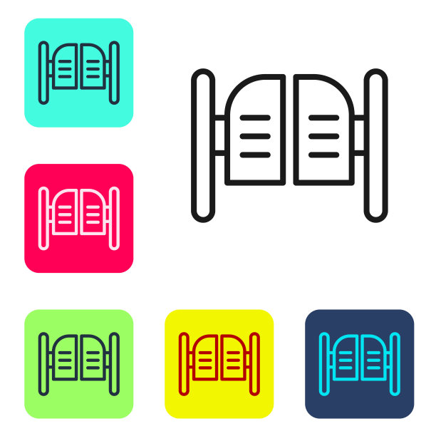 彩色方块logo