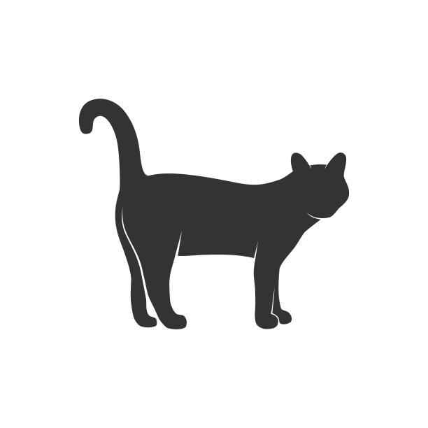 卡通猫logo