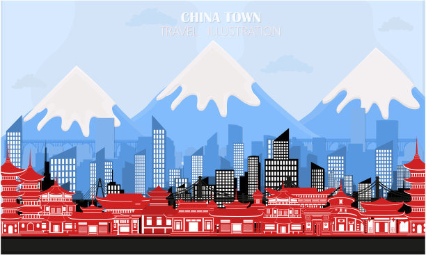 北京建筑插画