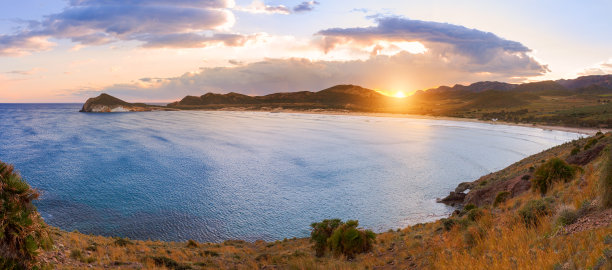 地中海日落风景