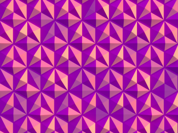 多彩几何立体背景