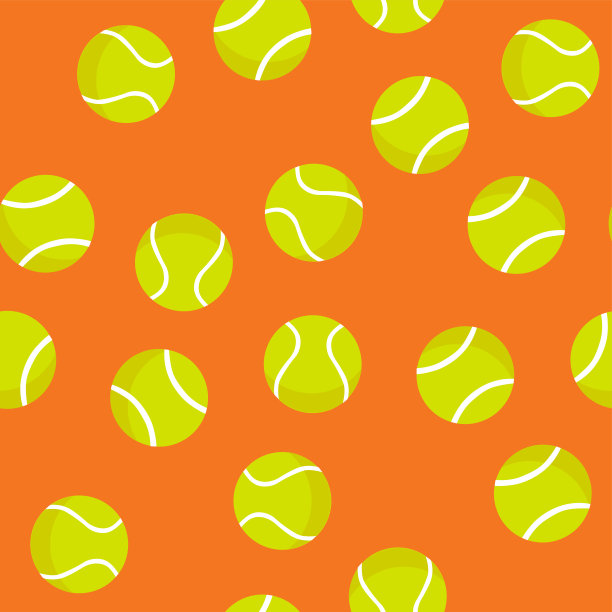 创意网球运动员身影