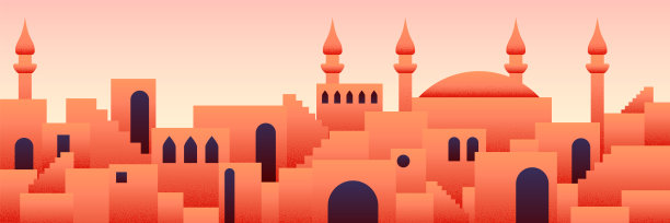 清真寺插画