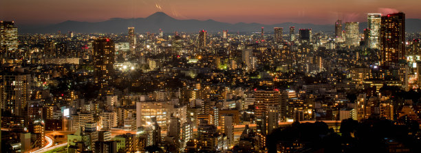 富士山城市风光