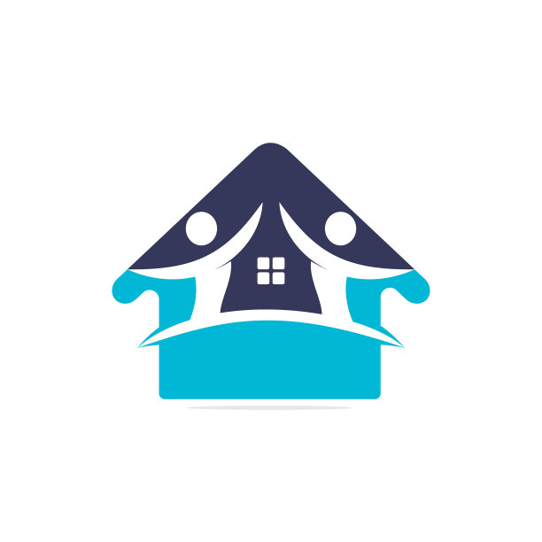 彩色房子logo
