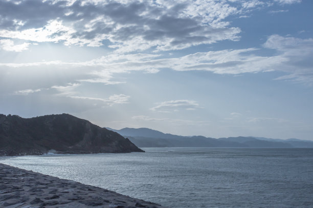 夕阳水纹湖泊波纹