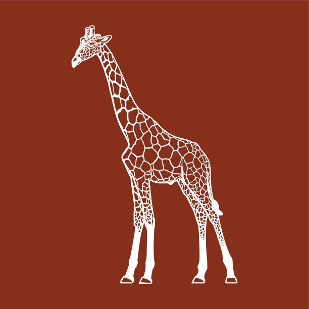 长颈鹿标志设计