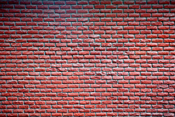 红砖墙背景图片
