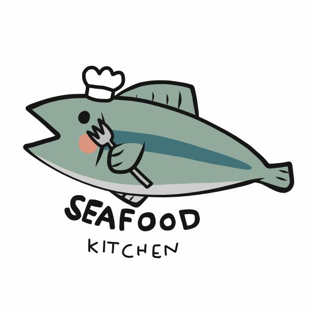 美食餐饮卡通logo设计