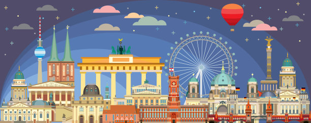 欧洲旅游海报设计