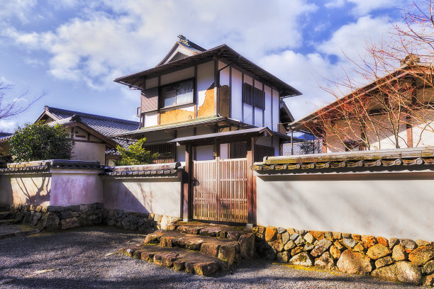 山间建筑楼房