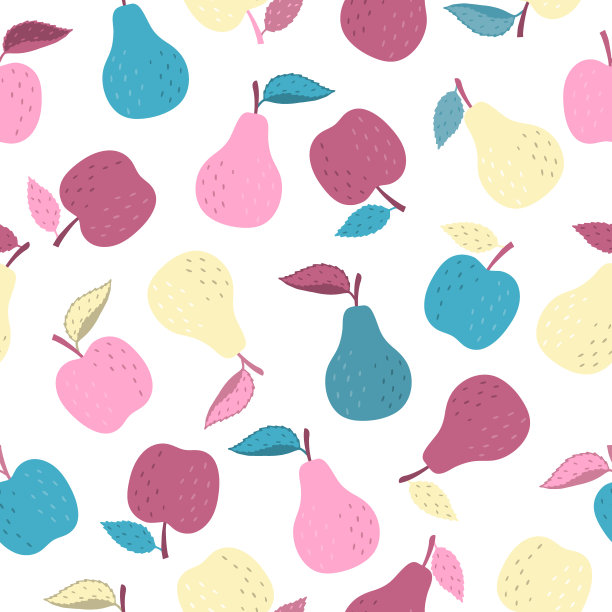 水果梨子插画包装设计