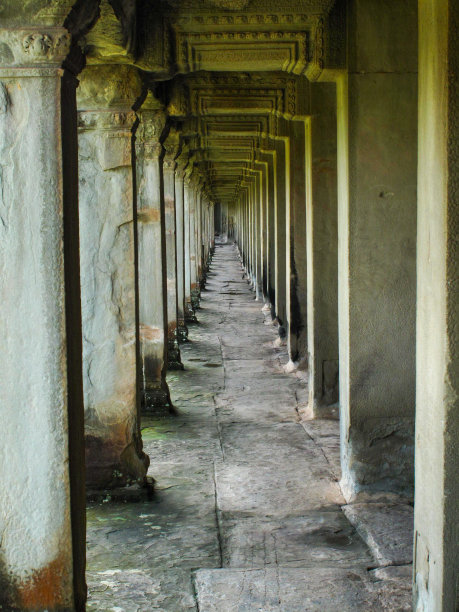 寺院长廊