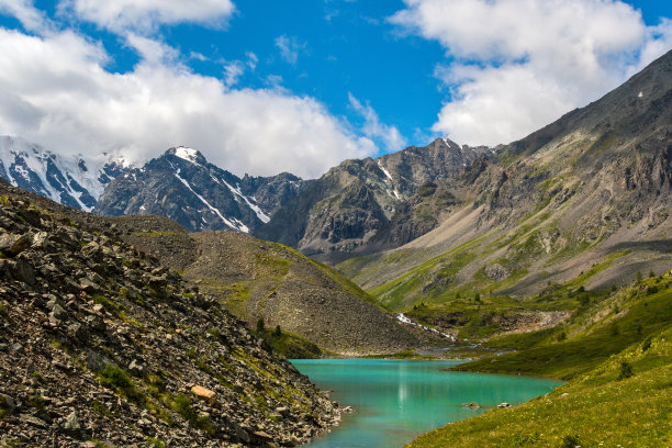 蓝天白云山川河流