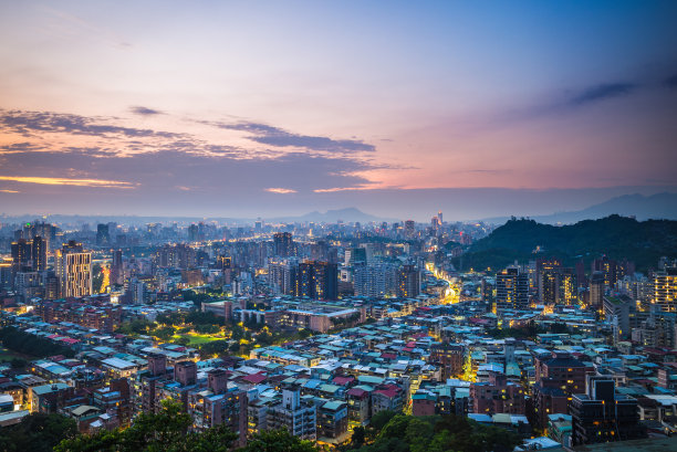 台湾风光,城市夜景