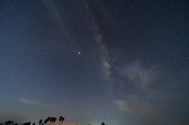 蓝色星空背景