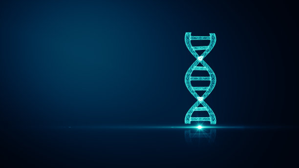 蓝色dna基因细胞医疗行业医学