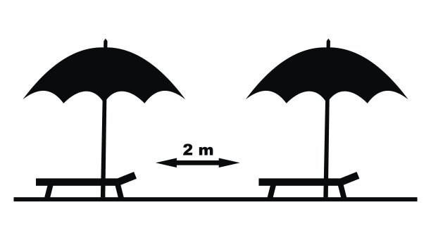 2个太阳伞元素