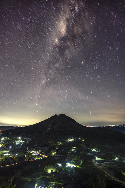 山顶星空