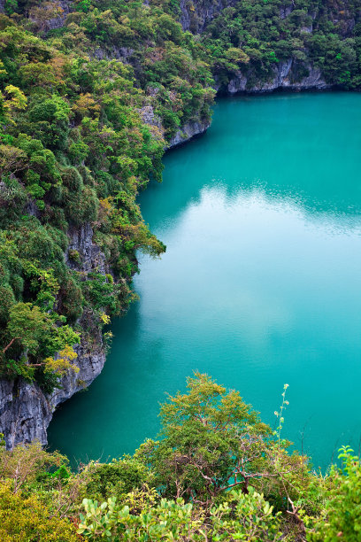 山湖俯瞰山湖俯视