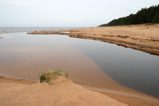 平静的波罗的海海面