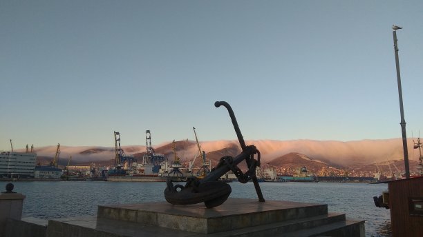 群山大海天空夜景风景