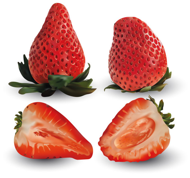 草莓效果图