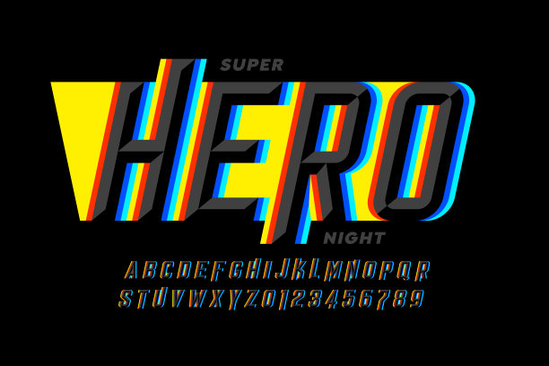 大英雄字体设计